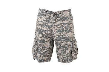 Image of Rothco Vintage Camo Infantry Utility Shorts, ACU Digital Camo, Extra Small, 2520-ACUDigitalCamo-XS