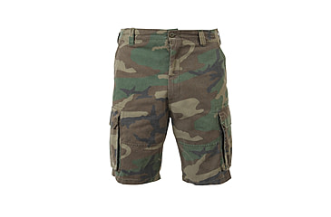 Image of Rothco Vintage Camo Paratrooper Cargo Shorts, Woodland Camo, XL, 2140-WoodlandCamo-XL