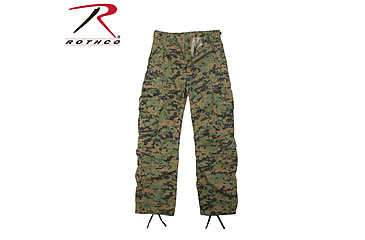 Image of Rothco Vintage Camo Paratrooper Fatigue Pants, ACU Digital Camo, Large, 2666-ACUDigitalCamo-L
