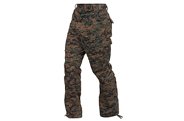 Image of Rothco Vintage Camo Paratrooper Fatigue Pants, ACU Digital Camo, Large, 2666-ACUDigitalCamo-L