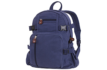 Image of Rothco Vintage Canvas Compact Backpack, Smokey Branch Camo, 9720-SmokeyBranchCamo