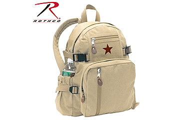 Image of Rothco Vintage Canvas Compact Backpack, Smokey Branch Camo, 9720-SmokeyBranchCamo