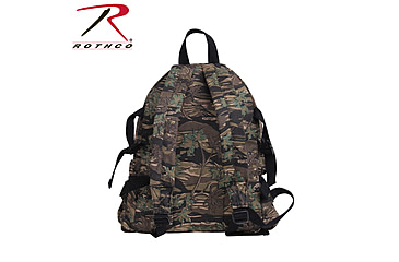 Image of Rothco Vintage Canvas Compact Backpack, Smokey Branch Camo, 9720-SmokeyBranchCamo