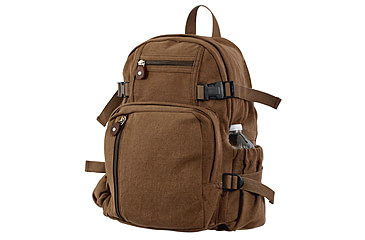 Image of Rothco Vintage Canvas Compact Backpack, Smokey Branch Camo, 9720-SmokeyBranchCamo