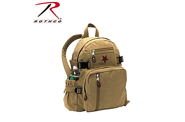 Image of Rothco Vintage Canvas Compact Backpack, Smokey Branch Camo, 9720-SmokeyBranchCamo
