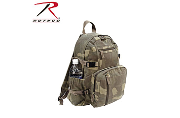 Image of Rothco Vintage Canvas Compact Backpack, Smokey Branch Camo, 9720-SmokeyBranchCamo