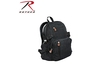 Image of Rothco Vintage Canvas Compact Backpack, Smokey Branch Camo, 9720-SmokeyBranchCamo