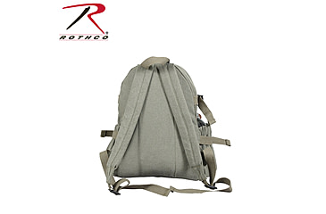 Image of Rothco Vintage Canvas Compact Backpack, Smokey Branch Camo, 9720-SmokeyBranchCamo