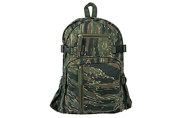 Image of Rothco Vintage Canvas Compact Backpack, Tiger Stripe Camo, 91530-TigerStripeCamo