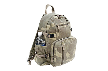 Image of Rothco Vintage Canvas Compact Backpack, Woodland Camo, 9762-WoodlandCamo