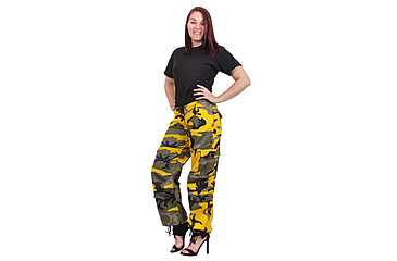 Image of Rothco Womens Camo Vintage Paratrooper Fatigue Pants