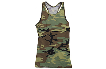 Image of Rothco Womens Camo Workout Performance Tank Top, Extra Small, 44080-XS