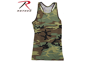 Image of Rothco Womens Camo Workout Performance Tank Top, Extra Small, 44080-XS