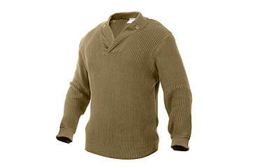 Image of Rothco WWII Vintage Mechanics Sweater, Khaki, Small, 5349-Khaki-S