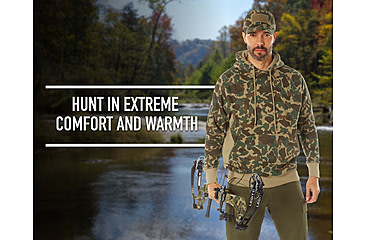 Image of Rothco X Bear Archery Fred Bear Camo Every Day Hoodie - Men's, Fred Bear Camo, Extra Large, 19070-XL