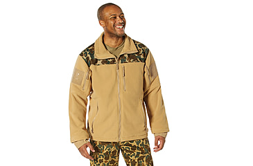 Image of Rothco x Bear Archery Fred Bear Camo Spec Ops Tactical Fleece Jacket, Small, 86690-S