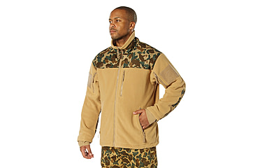 Image of Rothco x Bear Archery Fred Bear Camo Spec Ops Tactical Fleece Jacket, Small, 86690-S