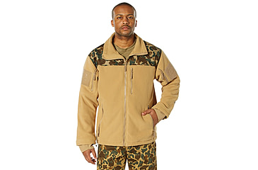 Image of Rothco x Bear Archery Fred Bear Camo Spec Ops Tactical Fleece Jacket, Small, 86690-S
