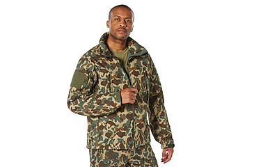 Image of Rothco X Bear Archery Fred Bear Camo Special Ops Soft Shell Jacket - Men's, Small, 19090-S