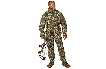 Image of Rothco X Bear Archery Fred Bear Camo Special Ops Soft Shell Jacket - Mens, Small, 19090-S