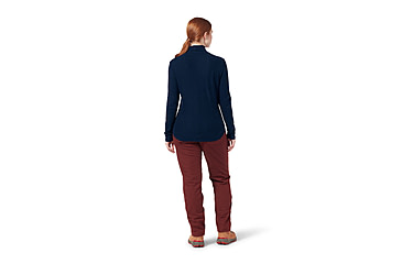 Image of Royal Robbins Vacationer Turtleneck Long Sleeve Shirt - Womens, Naval, Medium, Y612023150M