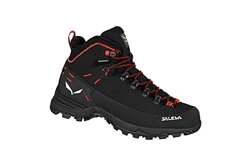 Image of Salewa Alp Mate Mid WP Hiking Boots - Womens, Asphalt/Black, 7.5, 00-0000061413-677-7.5
