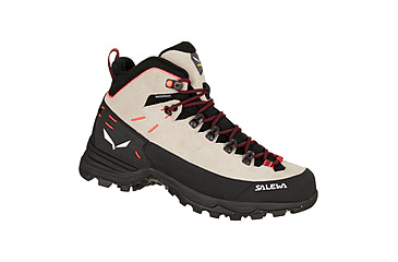 Image of Salewa Alp Mate Mid WP Hiking Boots - Womens, Oatmeal/Black, 7.5, 00-0000061413-7265-7.5