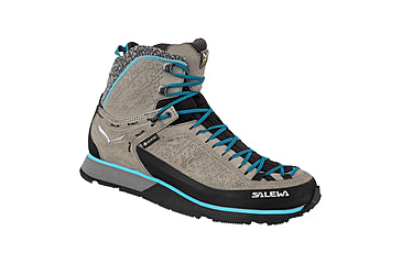Image of Salewa MTN Trainer 2 Winter GTX Hiking Boots - Womens, Bungee Cord/Delphinium, 7, 00-0000061373-7950-7