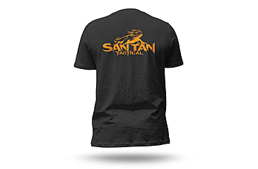 Image of San Tan Tactical Orange Badge T-Shirt, Black, Large, STT-OBLB-LG