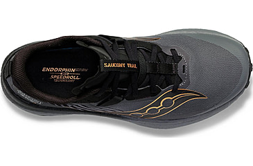 Image of Saucony Endorphin Edge Trail Shoes - Womens, Black/Goldstk, 7.5, Medium, S10773-10-001-M-75