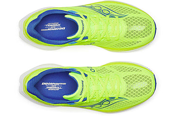 Image of Saucony Endorphin Speed 5 - Mens, Citron/Lapis, 14, S21007-285-M-14