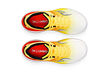 Image of Saucony Kinvara Pro Shoes - Mens, Vizi Gold/Infrared, 12.5, Medium, S20847-138-700-M-12.5
