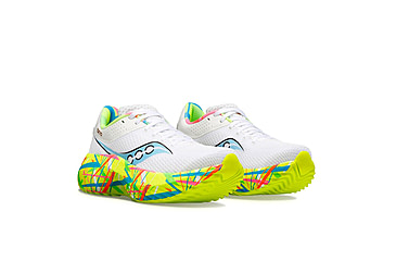 Image of Saucony Kinvara Pro Shoes - Mens, White/Citron, 11.5, Medium, S20847-07-100-M-11.5