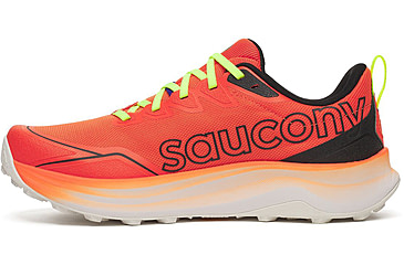 Image of Saucony Peregrine 16, Fire/Black, 10.5, S21066-130-10.5