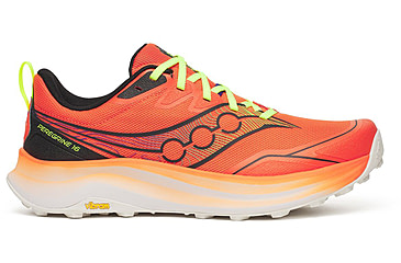Image of Saucony Peregrine 16, Fire/Black, 10.5, S21066-130-10.5