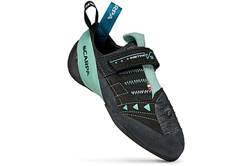 Image of Scarpa Instinct VS Climbing Shoes - Womens, Black/Aqua, 39.5, 70013/002-BlkAqua-39.5