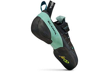 Image of Scarpa Instinct VS Climbing Shoes - Womens, Black/Aqua, 39.5, 70013/002-BlkAqua-39.5