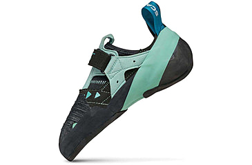 Image of Scarpa Instinct VS Climbing Shoes - Womens, Black/Aqua, 39.5, 70013/002-BlkAqua-39.5