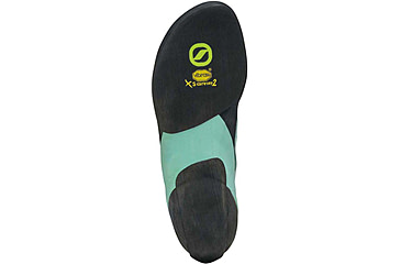 Image of Scarpa Instinct VS Climbing Shoes - Womens, Black/Aqua, 39.5, 70013/002-BlkAqua-39.5
