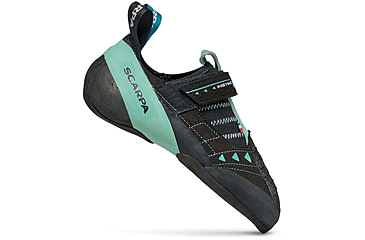 Image of Scarpa Scarpa Instinct VS Climbing Shoes - Women's, Black/Aqua, 39.5, 70013/002-BlkAqua-39.5