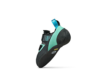 Image of Scarpa Scarpa Arpia V LV Climbing Shoes - Womens, Shark/Aqua, 40.5, 70087/000-SrkAqua-40.5