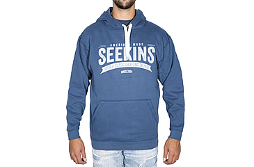 Image of Seekins Precision American Made Hoodie - Mens, Indigo, Medium, 0010840012 - F