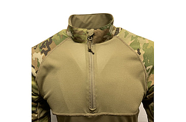 Image of Shellback Tactical 1/4 Zip Combat Shirt, Scorpion W2 uniform sleeves, OCP, Medium, SBT-8200-OCP-MD