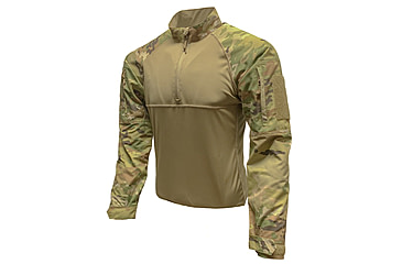 Image of Shellback Tactical 1/4 Zip Combat Shirt, Scorpion W2 uniform sleeves, OCP, Medium, SBT-8200-OCP-MD