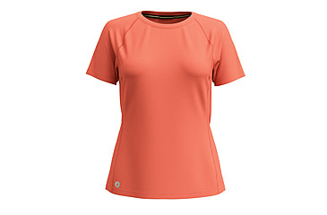 Image of Smartwool Active Ultralite Short Sleeve - Womens, Coral Reef, Large, SW016587P35100L000