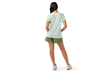 Image of Smartwool Active Ultralite Short Sleeve - Womens, Matcha Green, Small, SW016587P39100S000