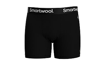 Image of Smartwool Boxer Brief Boxed - Mens, Black, Small, SW0169960011-001 BLACK-S