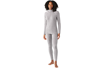Image of Smartwool Classic All-Season Merino Base Layer Bottom - Womens, Light Gray Heather, Small, SW016908545100S000