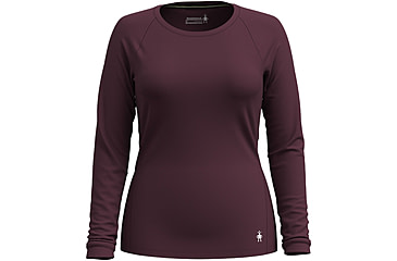Image of Smartwool Classic All-Season Merino Base Layer Crew - Womens, Eggplant, Large, SW016912L83100L000