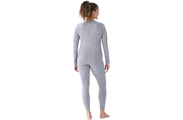 Image of Smartwool Classic All-Season Merino Base Layer Crew - Womens, Light Gray Heather, Extra Small, SW01691254510XS000